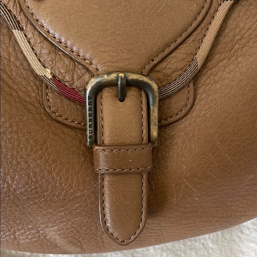 Burberry Tan Leather Women's Bag - Picture 3 of 12